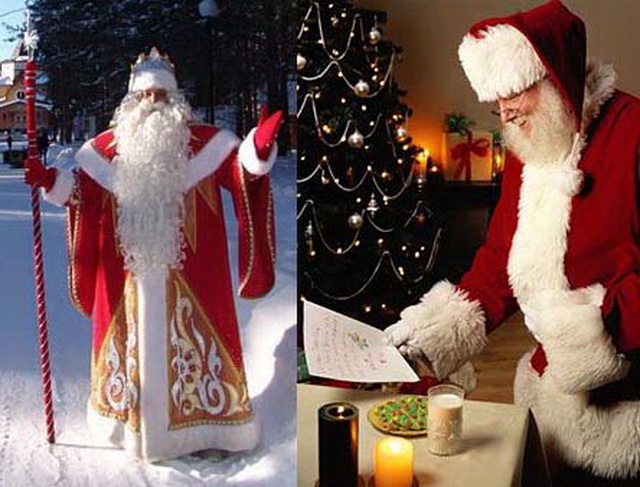 Чем Дед Мороз отличается от Санта Клауса?